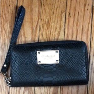 Black MK wristlet